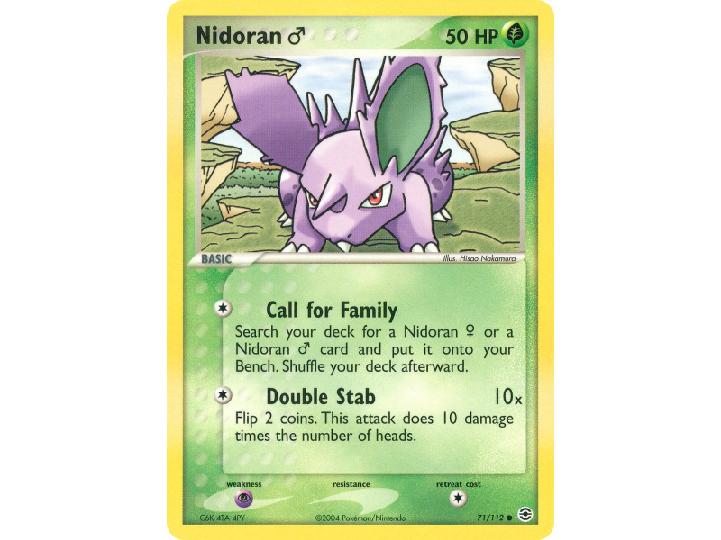 Nidoran ♂ (Reverse Holo)