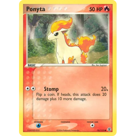 Ponyta (Reverse Holo)
