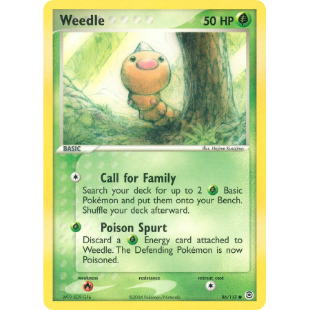 Weedle (Reverse Holo)