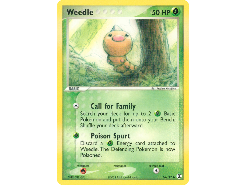 Weedle (Reverse Holo)