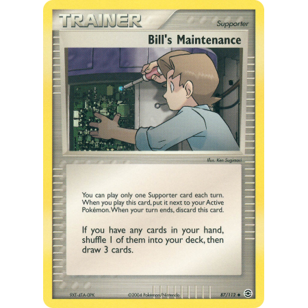 Bill's Maintenance (Reverse Holo)