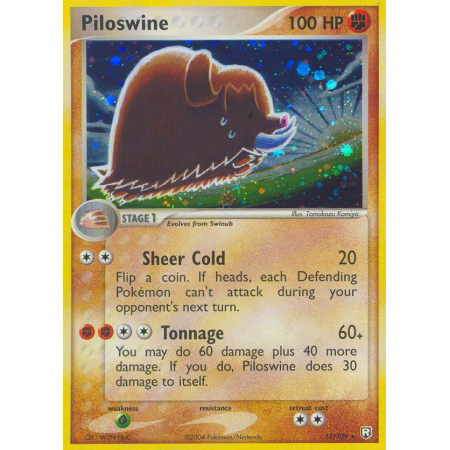 Piloswine (Reverse Holo)