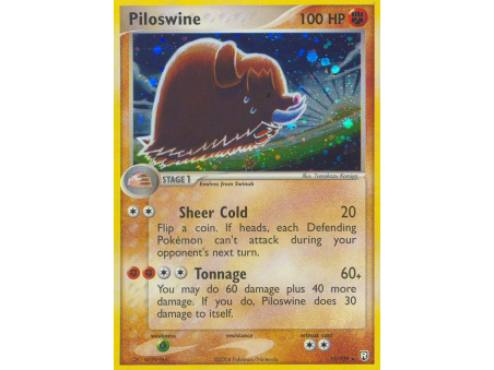 Piloswine (Reverse Holo)
