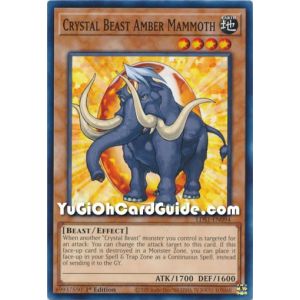 Crystal Beast Amber Mammoth