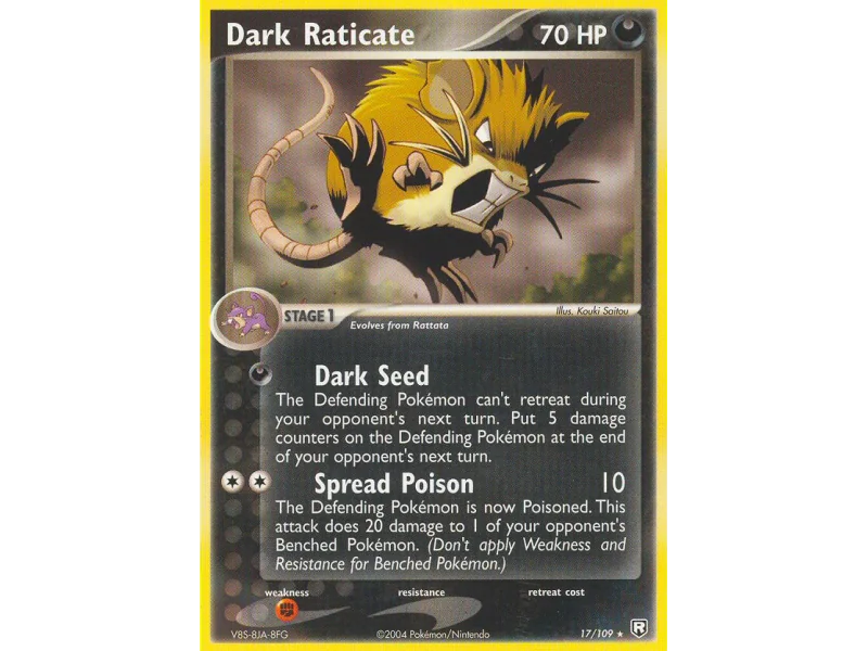 Dark Raticate (Reverse Holo)