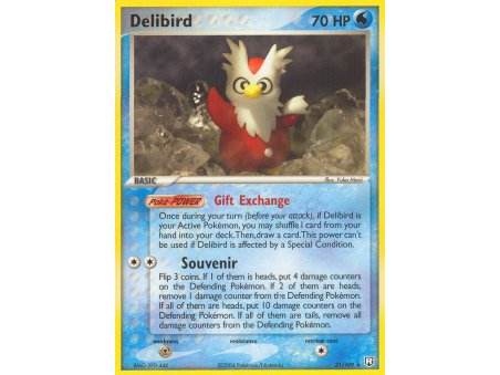 Delibird (Reverse Holo)