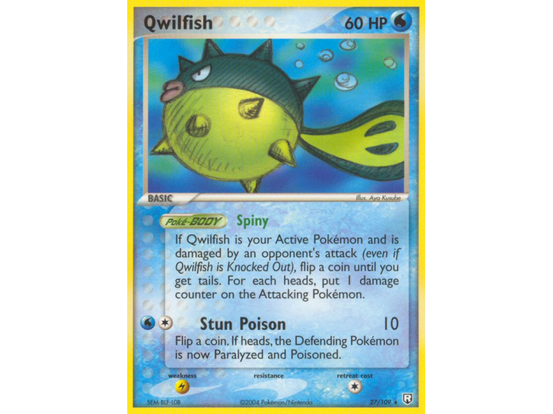 Qwilfish (Reverse Holo)