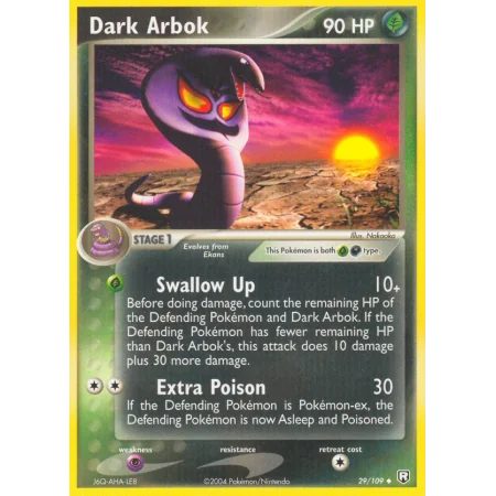 Dark Arbok (Reverse Holo)