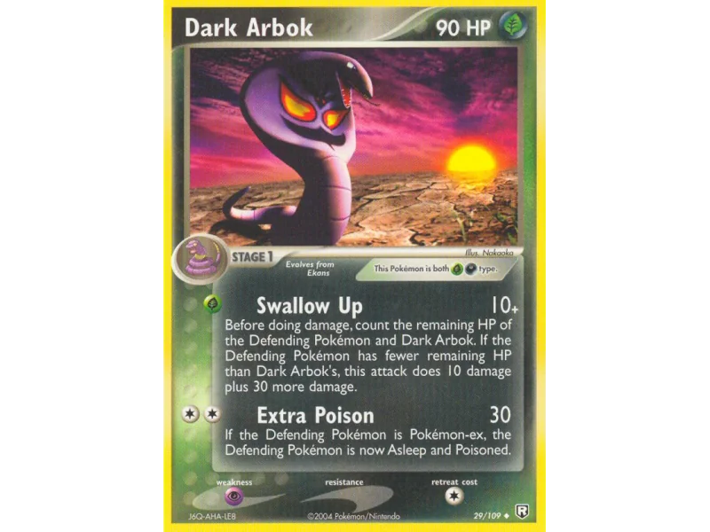 Dark Arbok (Reverse Holo)