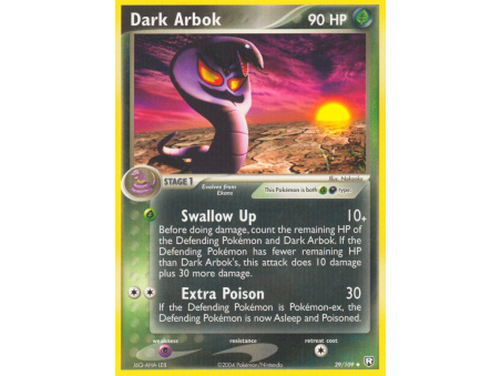Dark Arbok (Reverse Holo)