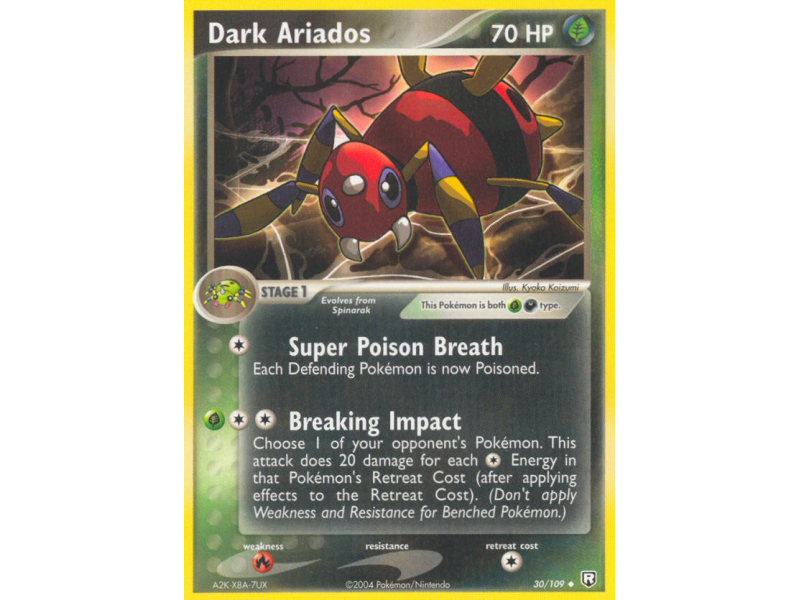 Dark Ariados (Reverse Holo)