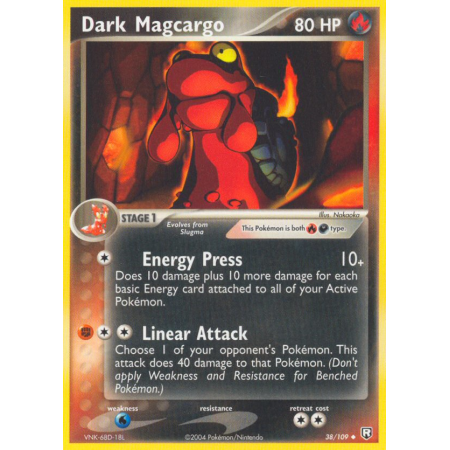 Dark Magcargo (Reverse Holo)