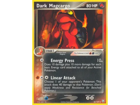 Dark Magcargo (Reverse Holo)