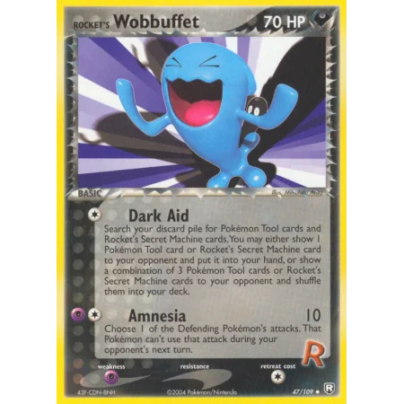 Rocket's Wobbuffet (Reverse Holo)