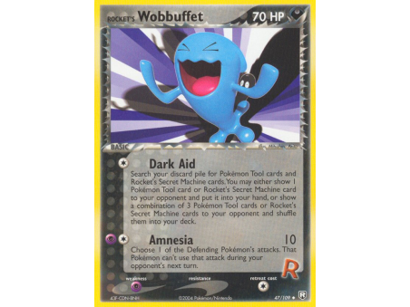 Rocket's Wobbuffet (Reverse Holo)