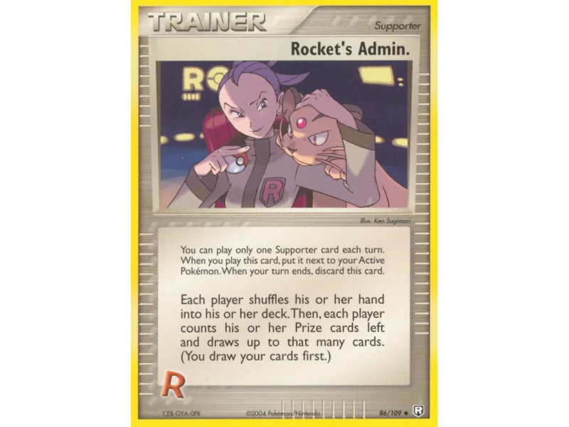 Rocket's Admin. (Reverse Holo)
