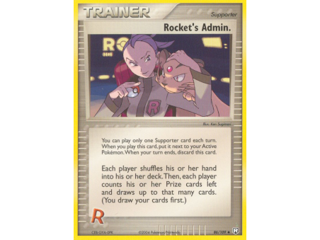 Rocket's Admin. (Reverse Holo)