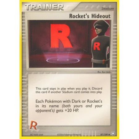 Rocket's Hideout (Reverse Holo)
