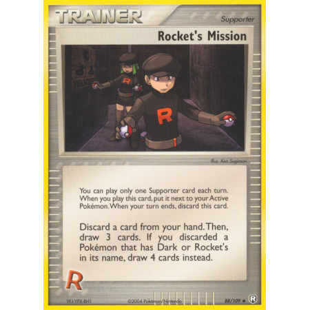 Rocket's Mission (Reverse Holo)