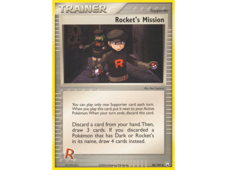 Rocket's Mission (Reverse Holo)