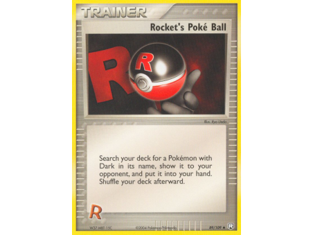 Rocket's Poké Ball (Reverse Holo)