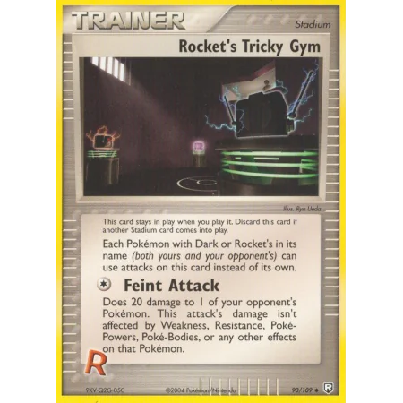 Rocket's Tricky Gym (Reverse Holo)