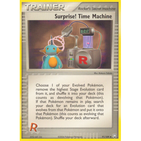 Surprise! Time Machine (Reverse Holo)
