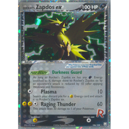 Rocket's Zapdos ex
