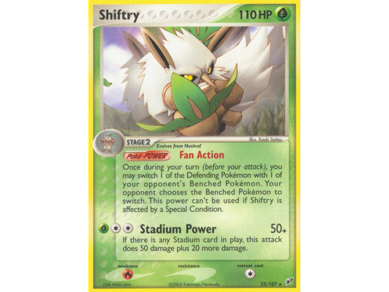 Shiftry (Reverse Holo)