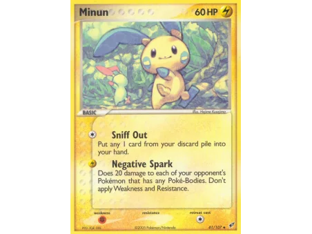 Minun (Reverse Holo)
