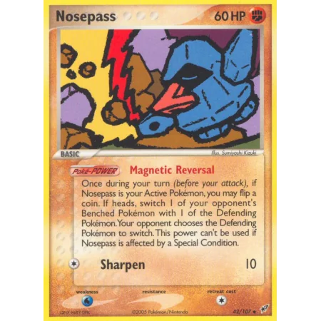 Nosepass (Reverse Holo)