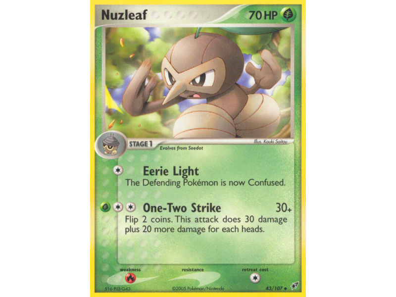 Nuzleaf (Reverse Holo)