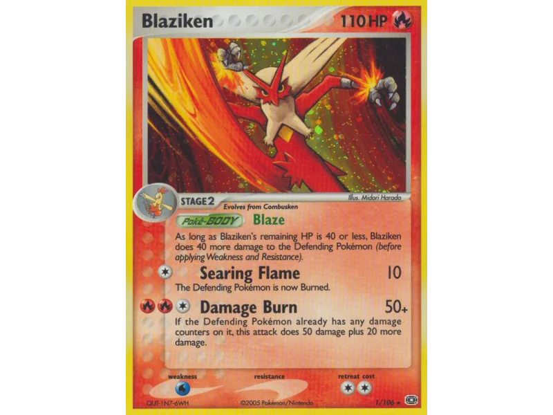 Blaziken (Reverse Holo)