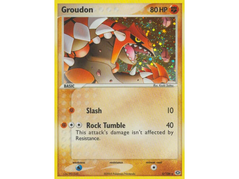 Groudon (Reverse Holo)
