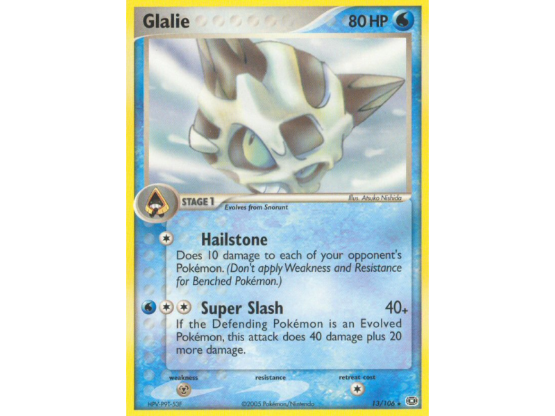Glalie (Reverse Holo)
