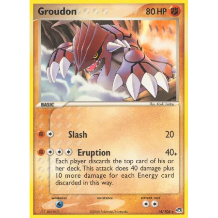 Groudon (Reverse Holo)