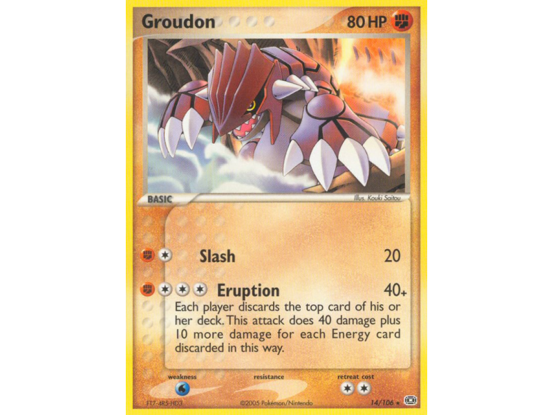 Groudon (Reverse Holo)