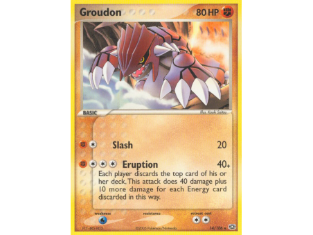 Groudon (Reverse Holo)