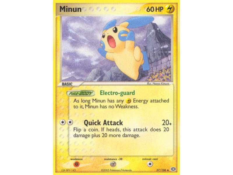 Minun (Reverse Holo)
