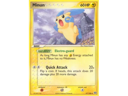 Minun (Reverse Holo)