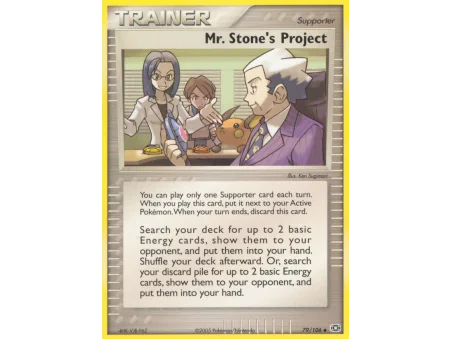 Mr. Stone's Project (Reverse Holo)