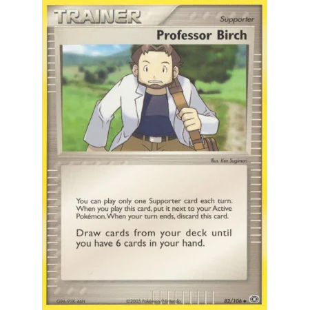 Professor Birch (Reverse Holo)