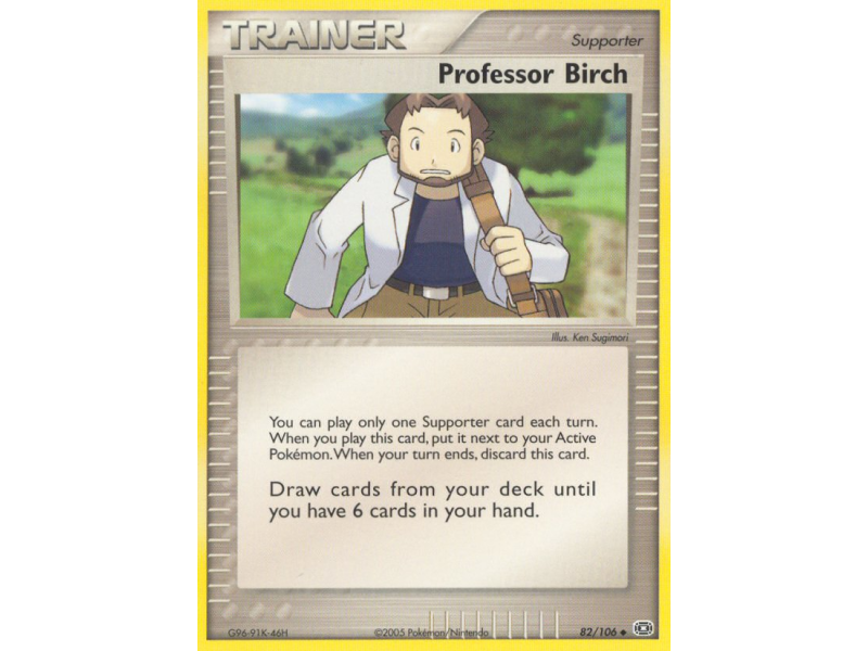 Professor Birch (Reverse Holo)