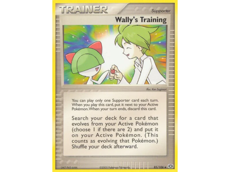 Wally's Training (Reverse Holo)