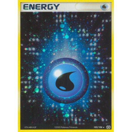 Water Energy (Reverse Holo)