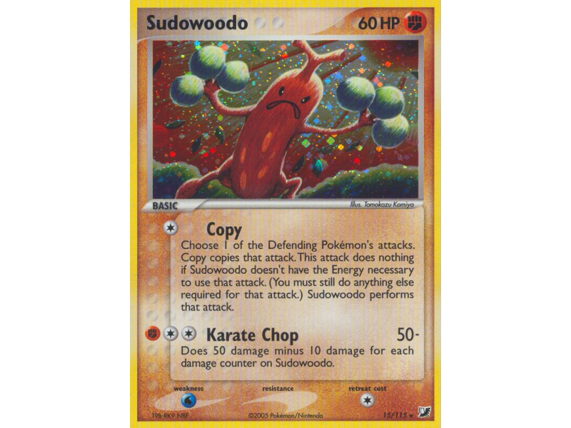 Sudowoodo (Reverse Holo)