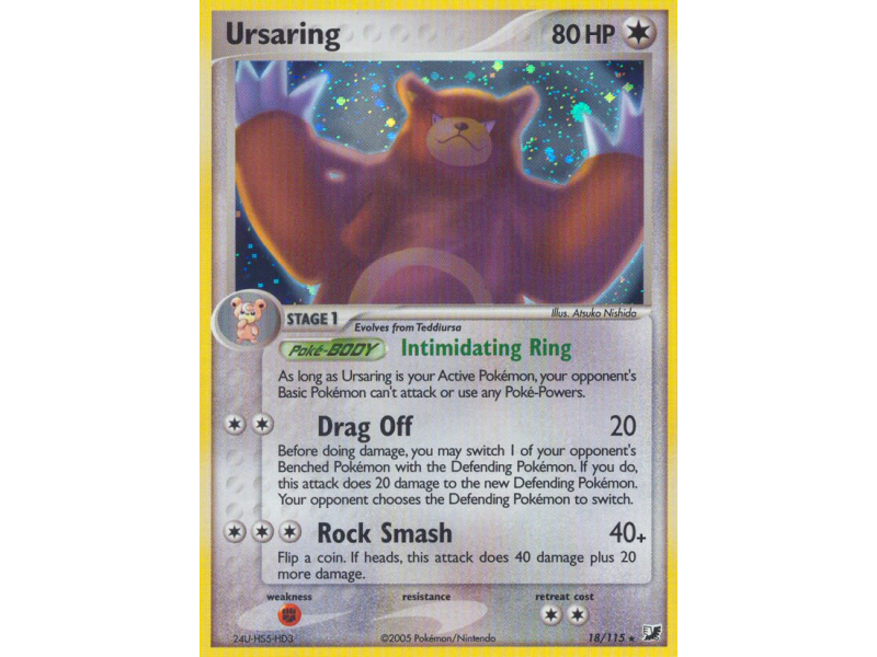 Ursaring (Reverse Holo)