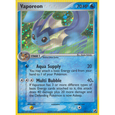 Vaporeon (Reverse Holo)