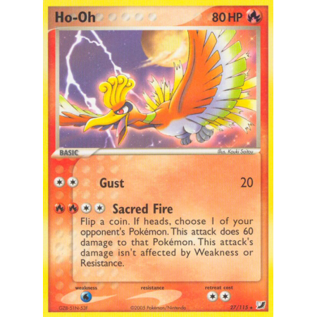 Ho-Oh (Reverse Holo)