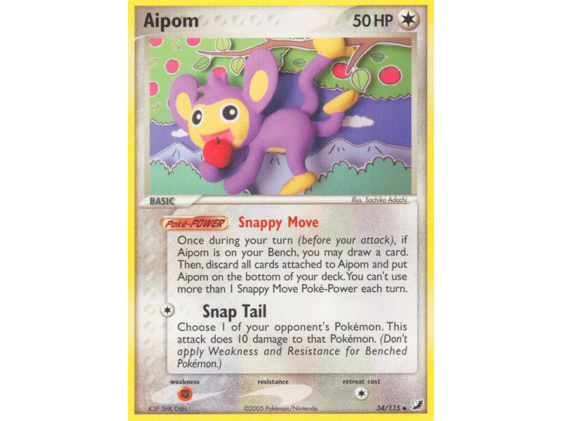 Aipom (Reverse Holo)